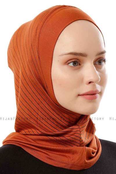 Babe Plain - Ziegelrot One-Piece Al Amira Hijab