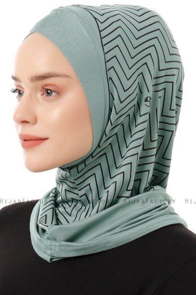 Silva Cross - Grün One-Piece Al Amira Hijab