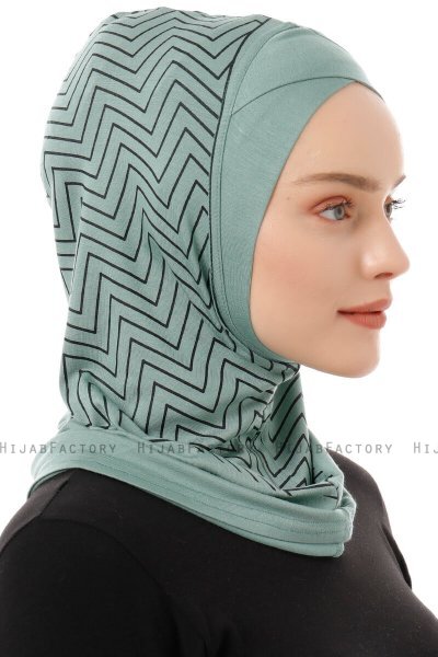 Silva Cross - Grün One-Piece Al Amira Hijab