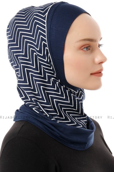 Silva Plain - Navy Blau One-Piece Al Amira Hijab