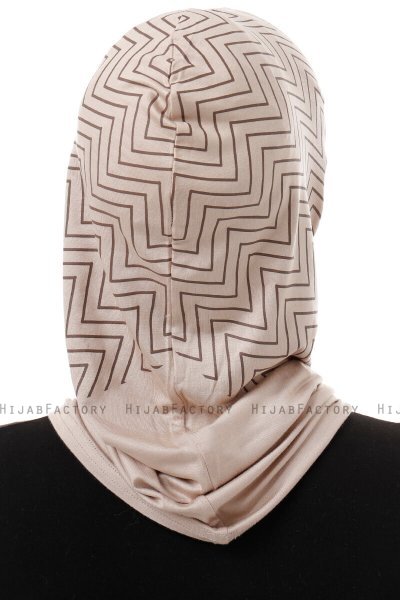 Silva Plain - Helltaupe One-Piece Al Amira Hijab