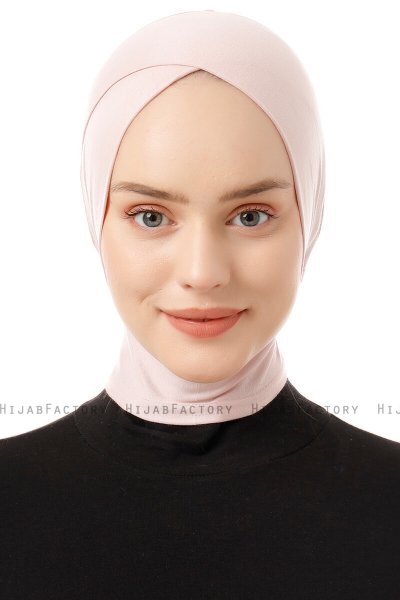 Elnara - Altrosa Cross Hijab Untertuch