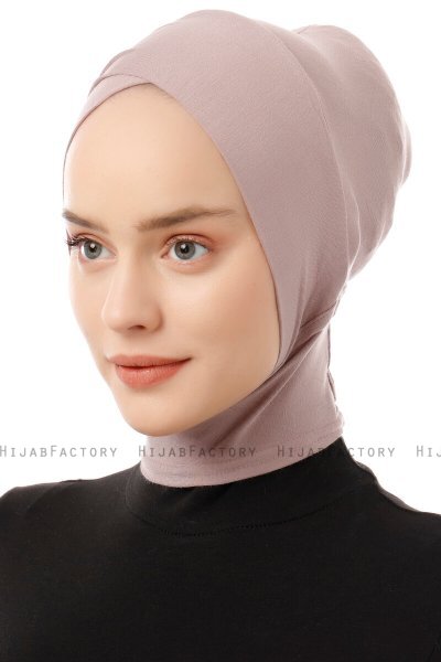 Elnara - Steingrau Cross Hijab Untertuch