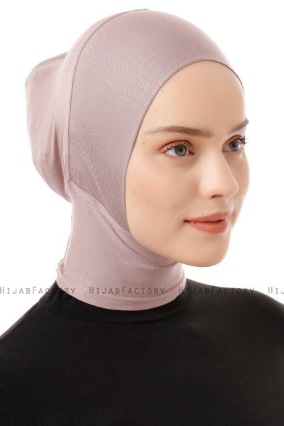 Elnara - Steingrau Plain Hijab Untertuch