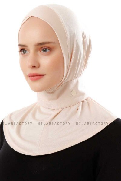 Ceren - Beige Praktisch Viscose Hijab