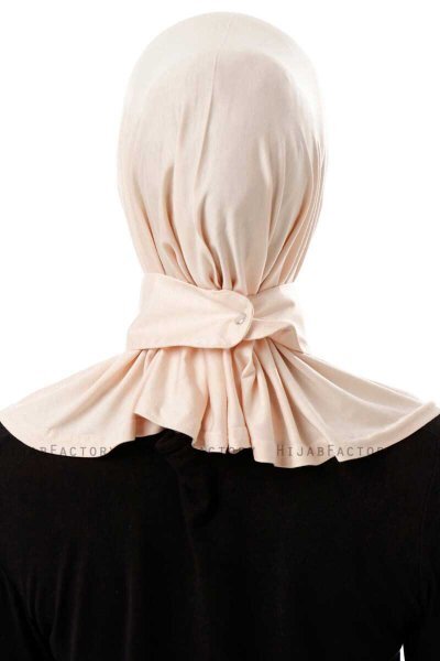 Ceren - Beige Praktisch Viscose Hijab