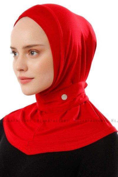Ceren - Rot Praktisch Viscose Hijab
