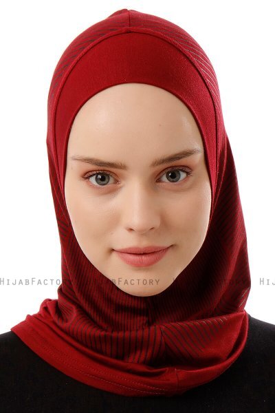 Wind Plain - Bordeaux One-Piece Al Amira Hijab