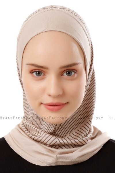 Wind Plain - Helltaupe One-Piece Al Amira Hijab