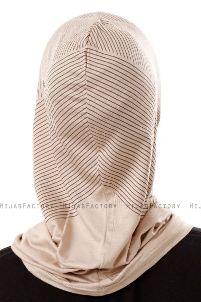 Wind Plain - Helltaupe One-Piece Al Amira Hijab