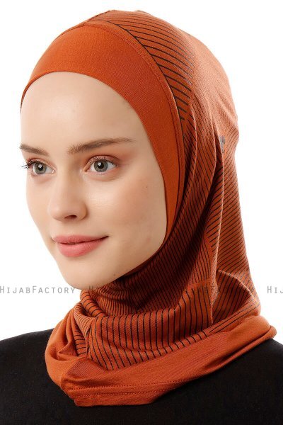 Wind Plain - Ziegelrot One-Piece Al Amira Hijab