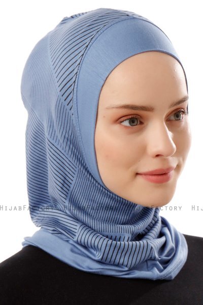 Wind Plain - Indigo One-Piece Al Amira Hijab