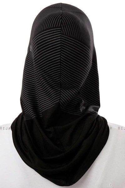 Wind Cross - Schwarz & Weiß One-Piece Al Amira Hijab