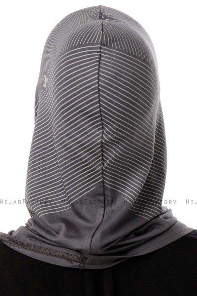 Wind Cross - Dunkelgrau One-Piece Al Amira Hijab