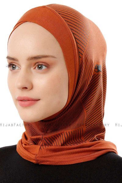 Wind Cross - Ziegelrot One-Piece Al Amira Hijab
