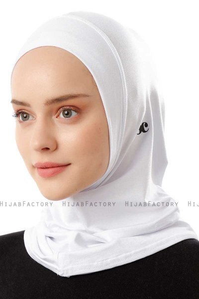Logo Plain - Weiß One-Piece Al Amira Hijab