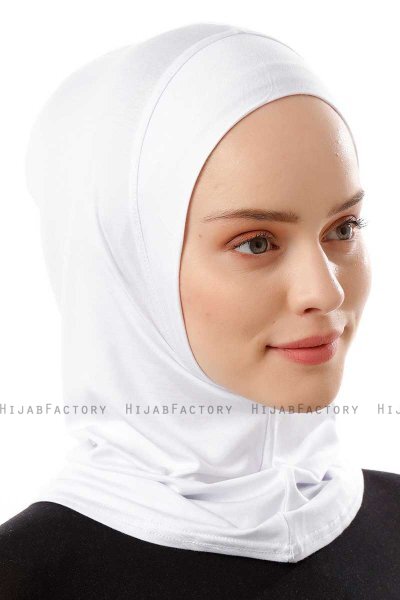Logo Plain - Weiß One-Piece Al Amira Hijab