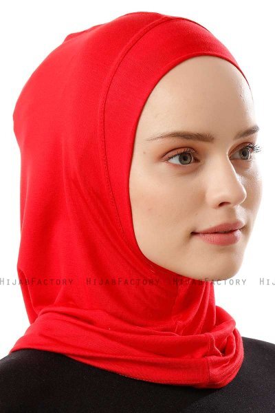 Logo Plain - Rot One-Piece Al Amira Hijab