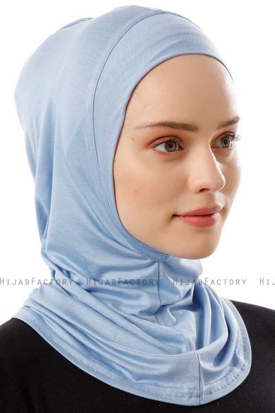Logo Plain - Hellblau One-Piece Al Amira Hijab