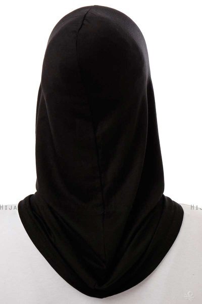 Logo Cross - Schwarz & Gold One-Piece Al Amira Hijab