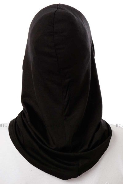 Logo Cross - Schwarz & Hellgrau One-Piece Al Amira Hijab