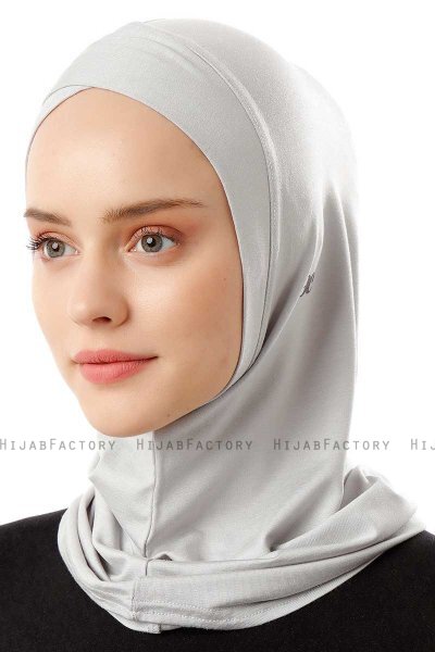 Logo Cross - Hellgrau One-Piece Al Amira Hijab