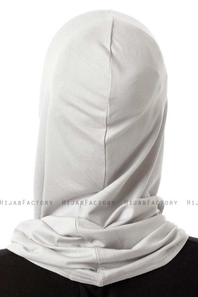 Logo Cross - Hellgrau One-Piece Al Amira Hijab
