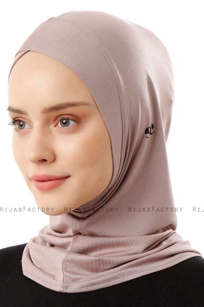 Logo Cross - Steingrau One-Piece Al Amira Hijab
