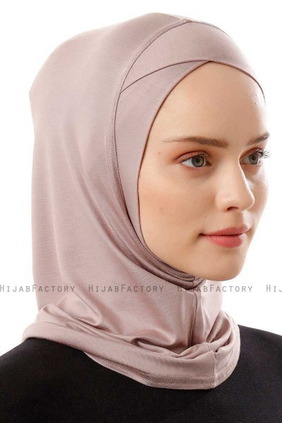 Logo Cross - Steingrau One-Piece Al Amira Hijab