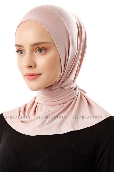 Sportif Plain - Altrosa Praktisch Viscose Hijab