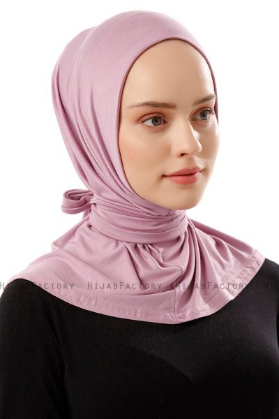 Sportif Plain - Lila Praktisch Viscose Hijab