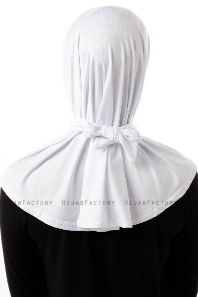 Sportif Cross - Weiß Praktisch Viscose Hijab