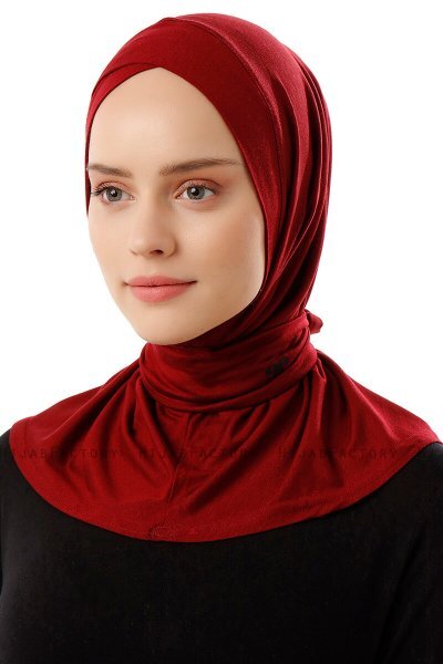 Sportif Cross - Bordeaux Praktisch Viscose Hijab