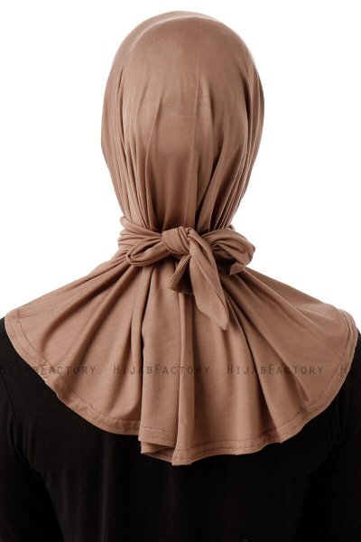 Sportif Cross - Dunkeltaupe Praktisch Viscose Hijab