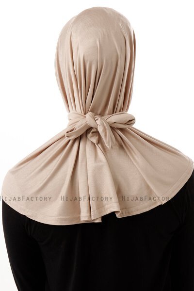 Sportif Cross - Helltaupe Praktisch Viscose Hijab