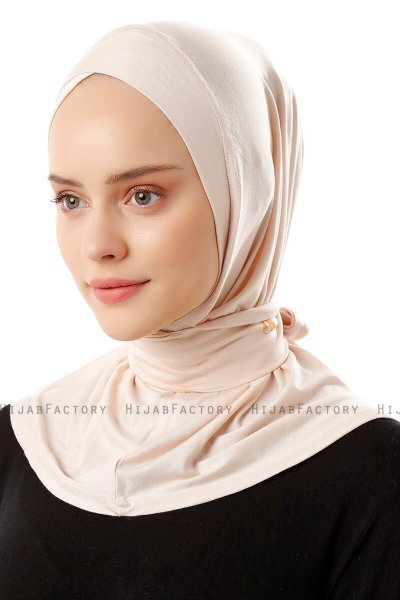 Sportif Cross - Beige Praktisch Viscose Hijab