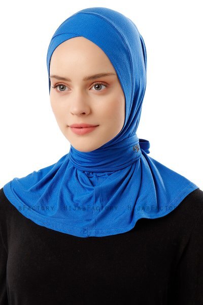 Sportif Cross - Blau Praktisch Viscose Hijab