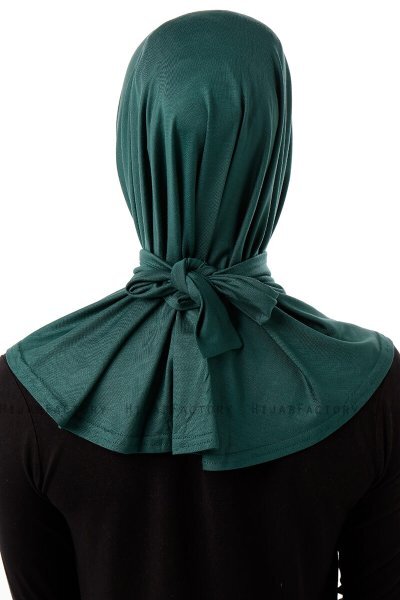 Sportif Cross - Dunkelgrün Praktisch Viscose Hijab