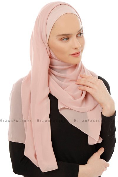 Alara Plain - Altrosa One Piece Chiffon Hijab