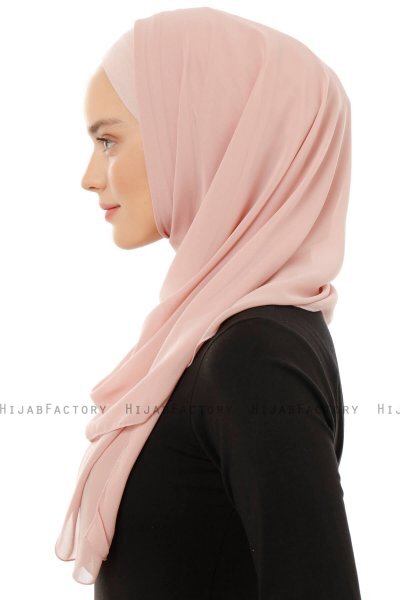 Alara Plain - Altrosa One Piece Chiffon Hijab