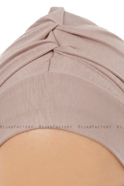 Isra Plain - Steingrau One-Piece Viscose Hijab