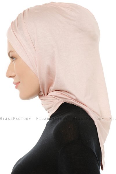 Isra Cross - Altrosa One-Piece Viscose Hijab