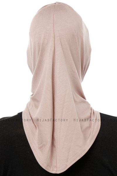 Isra Cross - Steingrau One-Piece Viscose Hijab