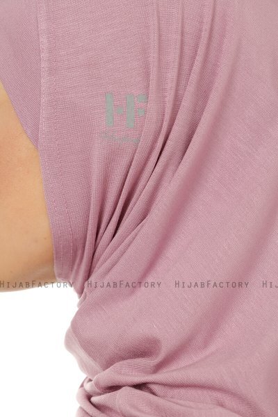 Hanfendy Plain Logo - Lila One-Piece Hijab