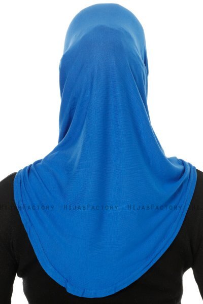 Hanfendy Cross Logo - Blau One-Piece Hijab