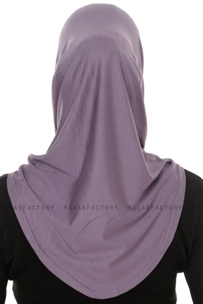 Hanfendy Cross Logo - Dunkelviolett One-Piece Hijab