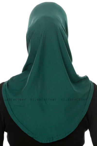 Hanfendy Cross Logo - Dunkelgrün One-Piece Hijab