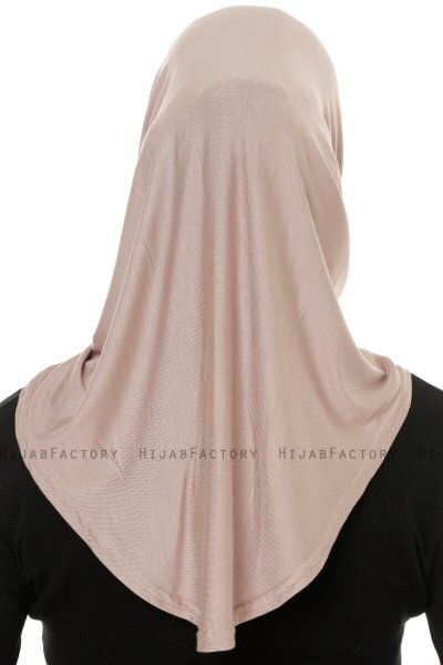 Hanfendy Cross Logo - Steingrau One-Piece Hijab