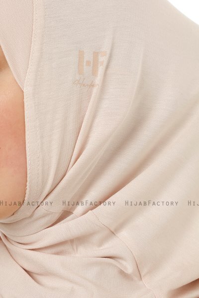 Hanfendy Cross Logo - Powder One-Piece Hijab