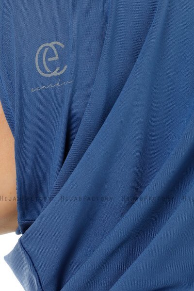 Micro Plain - Indigo One-Piece Hijab